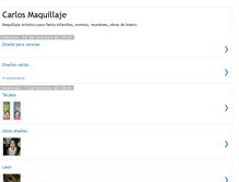 Tablet Screenshot of carlosmaquillaje.blogspot.com