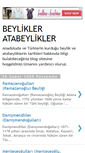 Mobile Screenshot of beylikler-atabeylikler.blogspot.com
