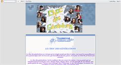 Desktop Screenshot of chocdesgenerations.blogspot.com