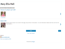 Tablet Screenshot of maryellahall.blogspot.com