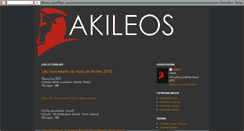 Desktop Screenshot of akileos-editions.blogspot.com