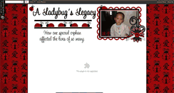 Desktop Screenshot of aladybugslegacy.blogspot.com