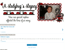 Tablet Screenshot of aladybugslegacy.blogspot.com