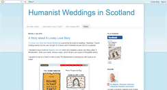 Desktop Screenshot of humanistweddingsinscotland.blogspot.com