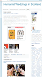 Mobile Screenshot of humanistweddingsinscotland.blogspot.com