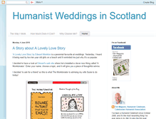 Tablet Screenshot of humanistweddingsinscotland.blogspot.com