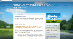 Desktop Screenshot of ecopragmatism.blogspot.com
