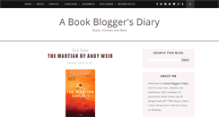 Desktop Screenshot of abookbloggersdiary.blogspot.com