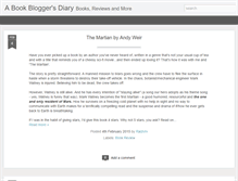 Tablet Screenshot of abookbloggersdiary.blogspot.com