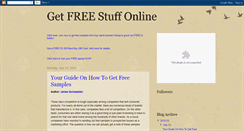 Desktop Screenshot of getfreesamplestuff.blogspot.com