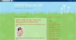 Desktop Screenshot of dkny-bra-onsale.blogspot.com