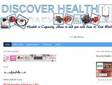 Tablet Screenshot of discoverabouthealth.blogspot.com