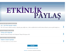 Tablet Screenshot of etkinlikpaylas.blogspot.com
