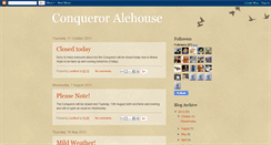 Desktop Screenshot of conqueror-alehouse.blogspot.com