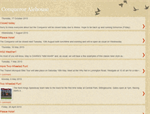 Tablet Screenshot of conqueror-alehouse.blogspot.com