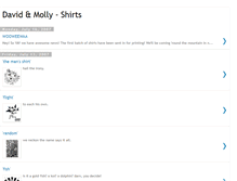 Tablet Screenshot of davidandmolly-shirts.blogspot.com