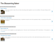 Tablet Screenshot of blossomingbaker.blogspot.com