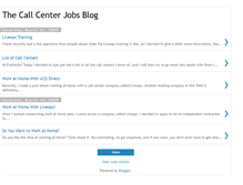 Tablet Screenshot of ecallcenters.blogspot.com