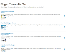 Tablet Screenshot of blogthemesforyou.blogspot.com