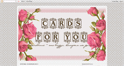 Desktop Screenshot of cards-foryou.blogspot.com