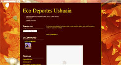 Desktop Screenshot of ecodeportesushuaia.blogspot.com