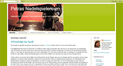 Desktop Screenshot of petrasnadelspielereien.blogspot.com