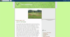 Desktop Screenshot of leaderboardgolfspot.blogspot.com