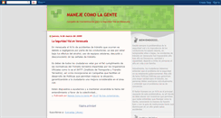 Desktop Screenshot of manejecomolagente.blogspot.com