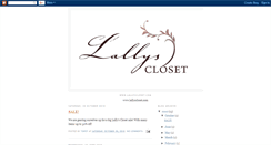 Desktop Screenshot of lallyscloset.blogspot.com