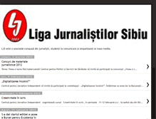 Tablet Screenshot of ligajurnalistilorsibiu.blogspot.com