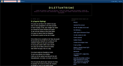 Desktop Screenshot of dilettantrisme-mahalia.blogspot.com