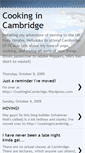 Mobile Screenshot of cookingincambridge.blogspot.com