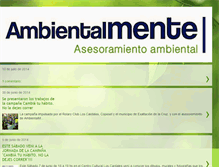 Tablet Screenshot of ambiental-mente.blogspot.com