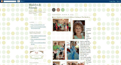 Desktop Screenshot of madelynandfriends.blogspot.com