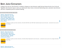 Tablet Screenshot of bestjuice-extractor.blogspot.com