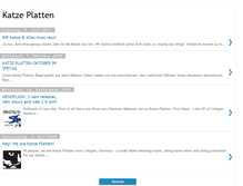 Tablet Screenshot of katzeplatten.blogspot.com