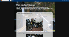Desktop Screenshot of motocicletasclassicas.blogspot.com