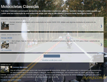 Tablet Screenshot of motocicletasclassicas.blogspot.com