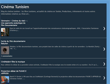 Tablet Screenshot of cinema-tunisie.blogspot.com