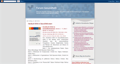 Desktop Screenshot of forum-gesundheit.blogspot.com