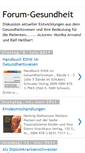Mobile Screenshot of forum-gesundheit.blogspot.com