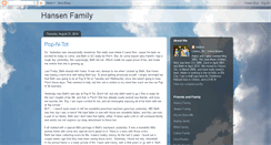 Desktop Screenshot of amber-hansenfamily.blogspot.com