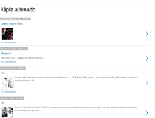 Tablet Screenshot of lapiz-alienado.blogspot.com