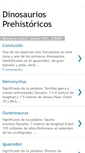 Mobile Screenshot of dinosauriosprehistoricos.blogspot.com