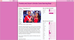 Desktop Screenshot of frankieandcloverstrictly.blogspot.com