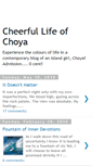 Mobile Screenshot of cheerfulchoya.blogspot.com