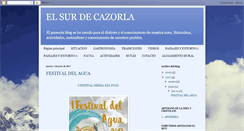 Desktop Screenshot of elsurdecazorla.blogspot.com