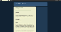 Desktop Screenshot of countrieshomes.blogspot.com