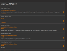 Tablet Screenshot of bozzys12wbt.blogspot.com