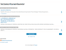 Tablet Screenshot of lectoescrituraenlaunesr.blogspot.com